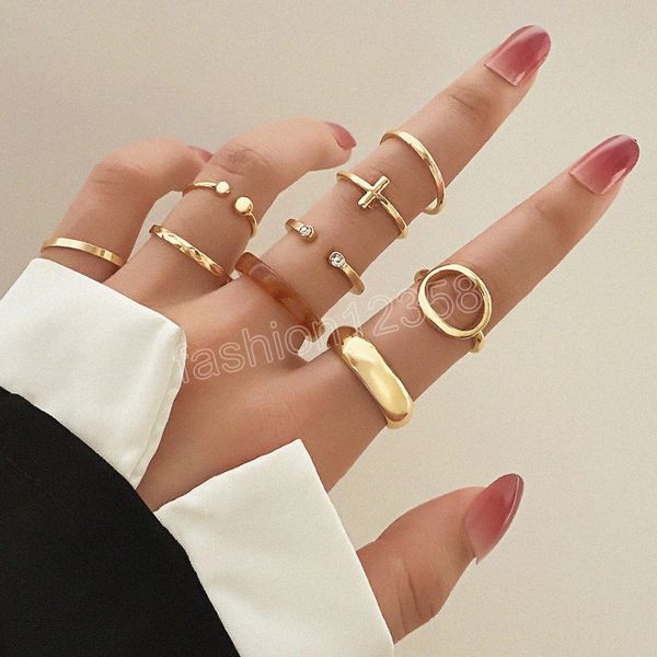 gold color metal vintage rings set for women cross circle resin crystal finger ring party fashion jewelry gift, Silver
gold color metal vintage rings set for women cross circle resin crystal finger ring party fashion jewelry gift, Silver