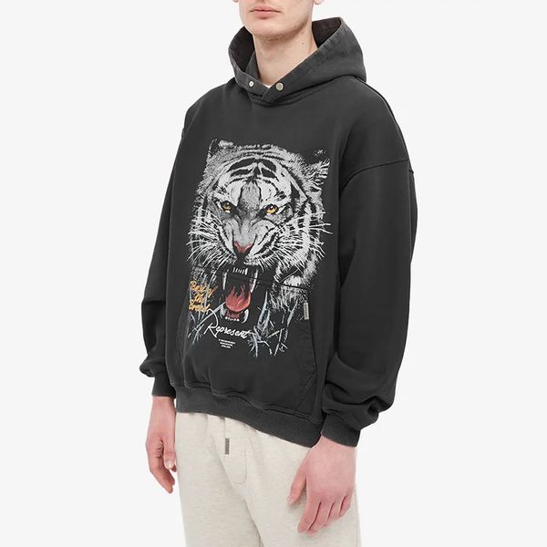high street brand rep hoodie tiger head printed print vintage washed men printed hooded thickened cotton sweater fashion men's pullover, Black
high street brand rep hoodie tiger head printed print vintage washed men printed hooded thickened cotton sweater fashion men's pullover, Black