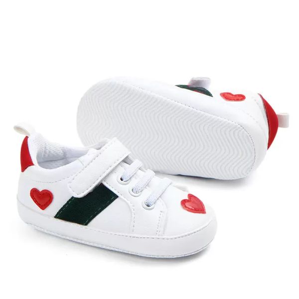 newborn baby shoes boys girls sneakers first walkers shoes infants soft bottom anti-skid prewalker sneakers 0-18 months gift, Black;red
newborn baby shoes boys girls sneakers first walkers shoes infants soft bottom anti-skid prewalker sneakers 0-18 months gift, Black;red