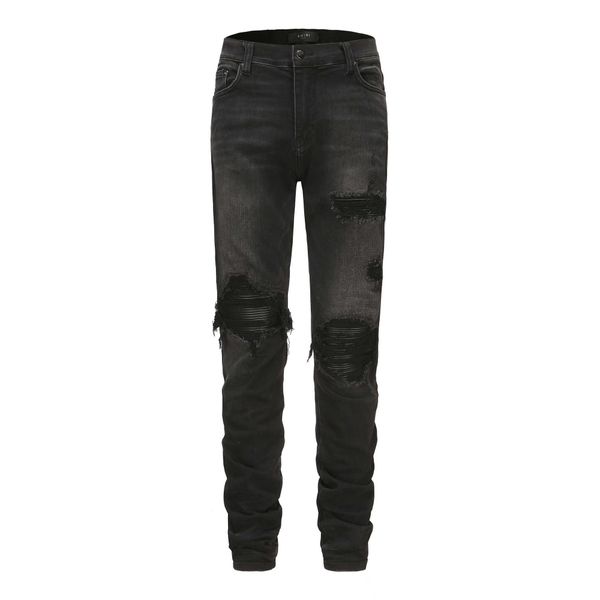 jeans mens am1r1 trousers pants mirri ripped fashion designer brand black hip hop high street leisure cool niche ins celebrity e79a, Blue
jeans mens am1r1 trousers pants mirri ripped fashion designer brand black hip hop high street leisure cool niche ins celebrity e79a, Blue