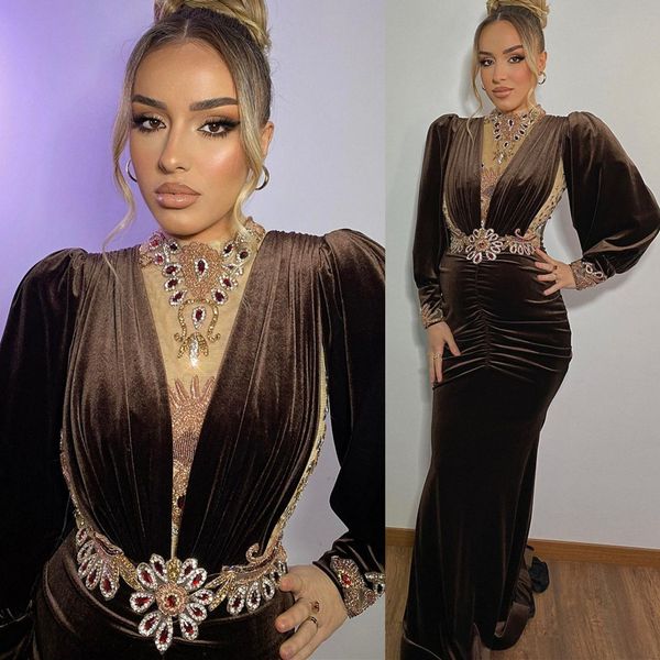 2023 arabic aso ebi brown mermaid prom dresses beaded crystals satin evening formal party second reception birthday engagement bridesmaid go, Black
2023 arabic aso ebi brown mermaid prom dresses beaded crystals satin evening formal party second reception birthday engagement bridesmaid go, Black