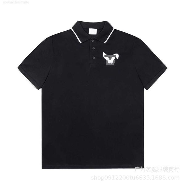 correct version of b burbry luxury designer correct version 2023ss bu rabbit new print polo t-shirt high street versatile ins, White;black
correct version of b burbry luxury designer correct version 2023ss bu rabbit new print polo t-shirt high street versatile ins, White;black
