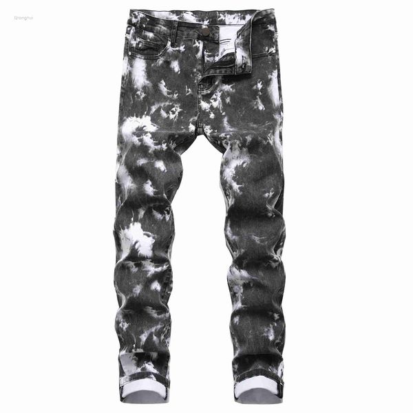 men's jeans style digital personality trend printing stretch denim casual pants slim 1 9va7 9va7, Blue
men's jeans style digital personality trend printing stretch denim casual pants slim 1 9va7 9va7, Blue