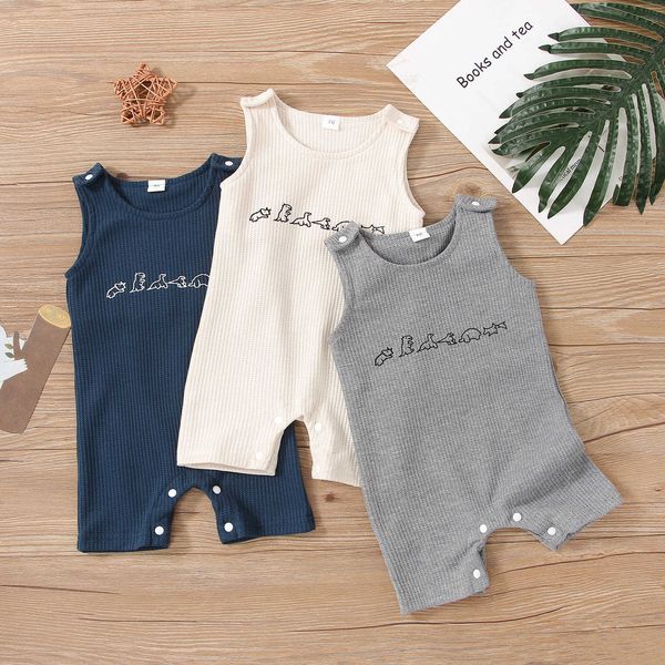 rompers citgeett summer infant baby boy romper sleeveless dinosaur printed button pants jumpsuit casual clothing l230314, Blue
rompers citgeett summer infant baby boy romper sleeveless dinosaur printed button pants jumpsuit casual clothing l230314, Blue