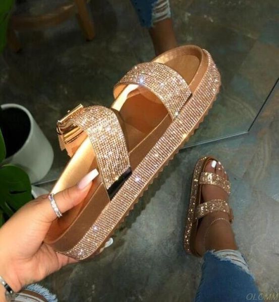 springsummer 2020 women doublelayer rhinestone buckle sandals outside wild beach slippers ladies leisure home travel flip flop4324708, Black
springsummer 2020 women doublelayer rhinestone buckle sandals outside wild beach slippers ladies leisure home travel flip flop4324708, Black