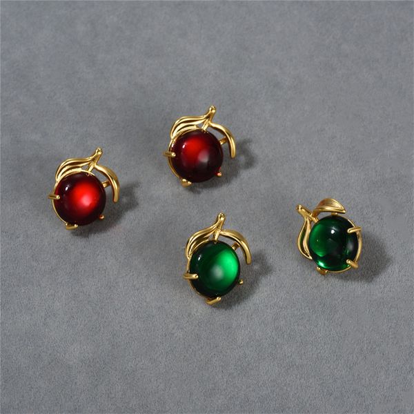 french vintage stud palace inlaid jewel earrings for women s925 silver needle high-grade temperament simple jewelry accessories, Golden;silver
french vintage stud palace inlaid jewel earrings for women s925 silver needle high-grade temperament simple jewelry accessories, Golden;silver