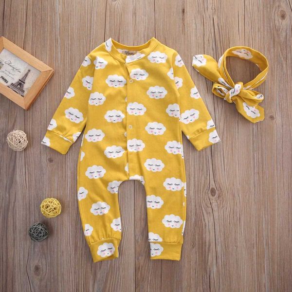 rompers citgeett autumn newborn baby kids girlsclouds printing long sleeve romper cotton jumpsuit headband outfits set 0-18m l230314, Blue
rompers citgeett autumn newborn baby kids girlsclouds printing long sleeve romper cotton jumpsuit headband outfits set 0-18m l230314, Blue