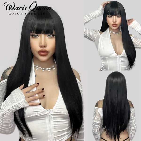 synthetic wigs long straight black wig for woman with bangs 26 inch blonde pink red cosplay lolita heat resistant natural hair 230314
synthetic wigs long straight black wig for woman with bangs 26 inch blonde pink red cosplay lolita heat resistant natural hair 230314