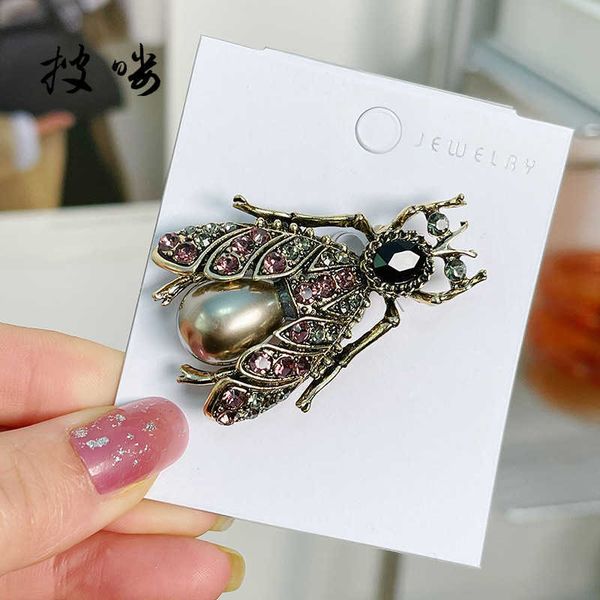 pins brooches rhinone animal insect alloy brooch pearl men's and women's rhinone corsage accessories pinl230315, Gray
pins brooches rhinone animal insect alloy brooch pearl men's and women's rhinone corsage accessories pinl230315, Gray