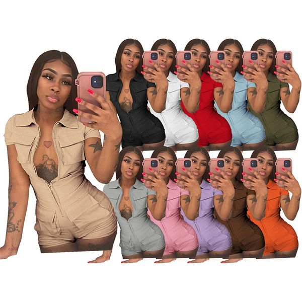 bulk wholesale cargo rompers summer short zipper bodysuits turn down collar fashion casual playsuit women jumpsuits 9479, Black;white
bulk wholesale cargo rompers summer short zipper bodysuits turn down collar fashion casual playsuit women jumpsuits 9479, Black;white