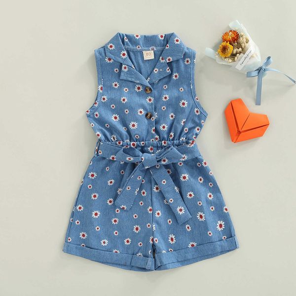 rompers citgeett summer kids toddler girls overalls waistband blue flower print sleeveless button v-neck playsuit clothes l230314
rompers citgeett summer kids toddler girls overalls waistband blue flower print sleeveless button v-neck playsuit clothes l230314