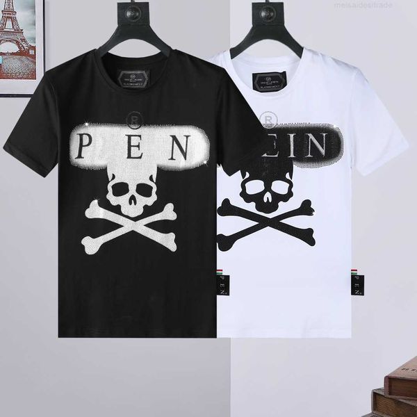 luxury philippuep lein philip plaine spring summer sleeve round neck domineering personality pp diamond letter men's short t desigers, White;black
luxury philippuep lein philip plaine spring summer sleeve round neck domineering personality pp diamond letter men's short t desigers, White;black