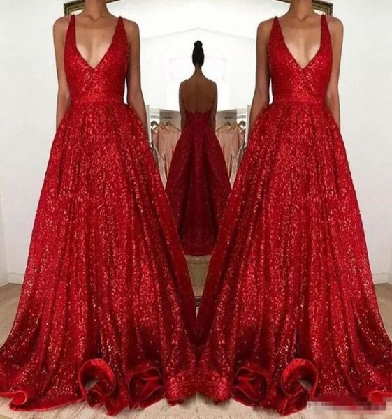 red sparkly sequined prom dresses long deep vneck sleeveless backless a line evening party gowns6880210, Black
red sparkly sequined prom dresses long deep vneck sleeveless backless a line evening party gowns6880210, Black