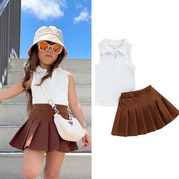 clothing sets y kids girls summer clothes sets fashion baby solid color sleeveless pleated skirts children sweet outfits p, White
clothing sets y kids girls summer clothes sets fashion baby solid color sleeveless pleated skirts children sweet outfits p, White