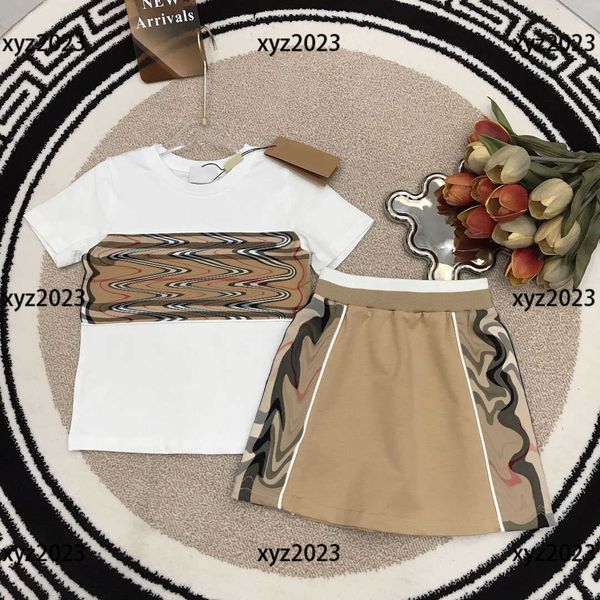 2023 kids clothes child sets baby 2pcs vogue breathable patchwork t-shirt and plaid skirt new arrival size 100-150 cm, White
2023 kids clothes child sets baby 2pcs vogue breathable patchwork t-shirt and plaid skirt new arrival size 100-150 cm, White