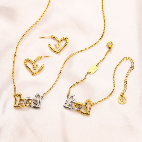 18k gold plated pendant necklaces luxury brand designers letter love fashion women embossed stamp necklaces wedding party jewellery gift ml7, Silver
18k gold plated pendant necklaces luxury brand designers letter love fashion women embossed stamp necklaces wedding party jewellery gift ml7, Silver