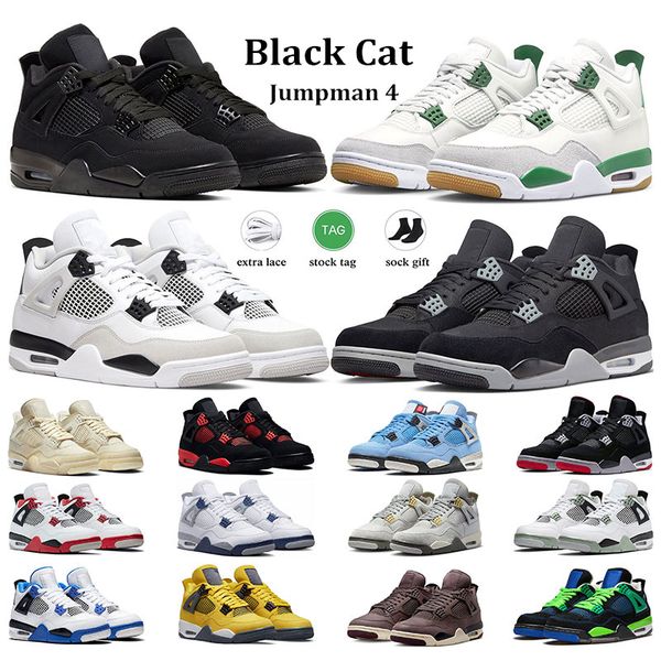 military black 4s men basketball shoes 4s women sneakers canvas black cat university blue red thunder sail white cement pure money royalty m
military black 4s men basketball shoes 4s women sneakers canvas black cat university blue red thunder sail white cement pure money royalty m