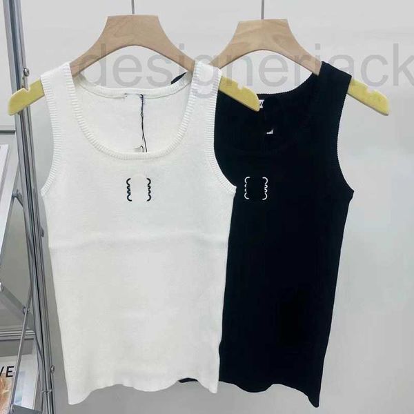 women's tanks & camis designer embroidered knitted sleeveless tank with sole fit versatile elastic bottom shirt 2023 new product cidi, White
women's tanks & camis designer embroidered knitted sleeveless tank with sole fit versatile elastic bottom shirt 2023 new product cidi, White