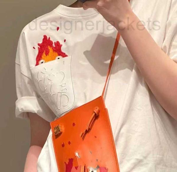 women's t-shirt designer 2023 new mobile castle co-branded embroidery flame short-sleeved t-shirt couple summer lze9, White
women's t-shirt designer 2023 new mobile castle co-branded embroidery flame short-sleeved t-shirt couple summer lze9, White