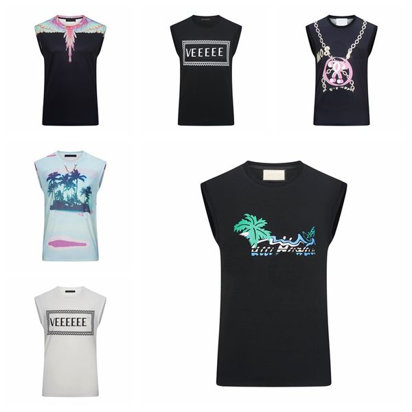 man summer street tshirt designer fashion hip hop sleeveless loose breathable sport vest tide printed tees, White;black
man summer street tshirt designer fashion hip hop sleeveless loose breathable sport vest tide printed tees, White;black
