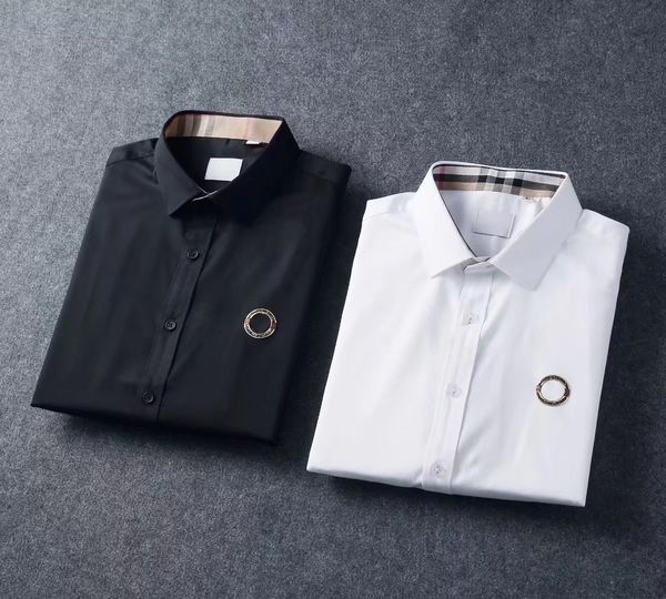 men's shirt designer brand spring and autumn new men's fashion elegant and elegant black and white classic color european and amer, White;black
men's shirt designer brand spring and autumn new men's fashion elegant and elegant black and white classic color european and amer, White;black