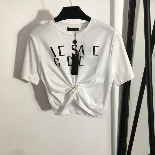 23 designers t-shirts fashion t shirts women new alphabet print pin tucked waist short style crop short sleeve tees t-shirt ladies dress sh, White
23 designers t-shirts fashion t shirts women new alphabet print pin tucked waist short style crop short sleeve tees t-shirt ladies dress sh, White