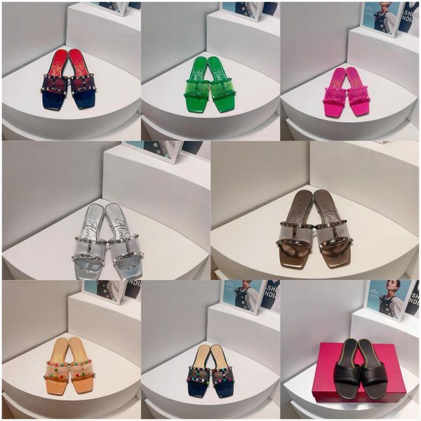 sandals fashion women rivets slippers ladies flat jelly candy color slippers thong sandals girls flip flops studded summer shoes beach with, Black
sandals fashion women rivets slippers ladies flat jelly candy color slippers thong sandals girls flip flops studded summer shoes beach with, Black