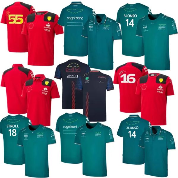 2023 formula 1 f1 racing sets carlos sainz charles leclerc fernando alonso set up t-shirt casual breathable polo summer car motorsport team, Black;blue
2023 formula 1 f1 racing sets carlos sainz charles leclerc fernando alonso set up t-shirt casual breathable polo summer car motorsport team, Black;blue
