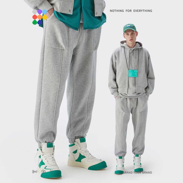 men's pants thick fleece sweatpant grey joggers pants winter warm casual pants men plain loose track pant couple sportswear z0306, Black
men's pants thick fleece sweatpant grey joggers pants winter warm casual pants men plain loose track pant couple sportswear z0306, Black