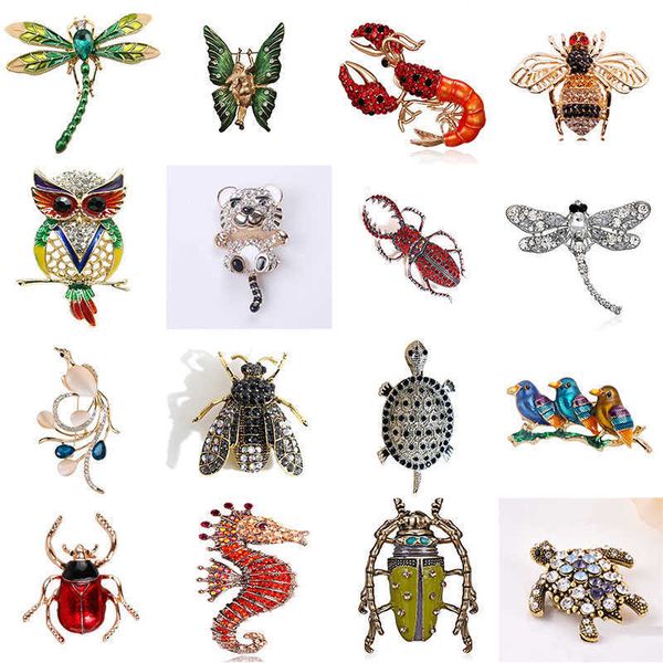 pins brooches american fashion personality classic tle insect animal brooch drip oil rhinone alloy accessories men and womenl230315, Gray
pins brooches american fashion personality classic tle insect animal brooch drip oil rhinone alloy accessories men and womenl230315, Gray