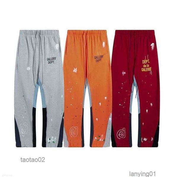 galleries dept designer sweatpants sports pants 7216b painted flare sweat vintage 380g cotton terry patched splash print loosead9d, Black
galleries dept designer sweatpants sports pants 7216b painted flare sweat vintage 380g cotton terry patched splash print loosead9d, Black