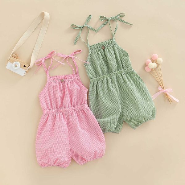 rompers citgeett summer kids toddler girls casual jumpsuit sleeveless backless adjustable strap plaid romper clothes l230314, Blue
rompers citgeett summer kids toddler girls casual jumpsuit sleeveless backless adjustable strap plaid romper clothes l230314, Blue