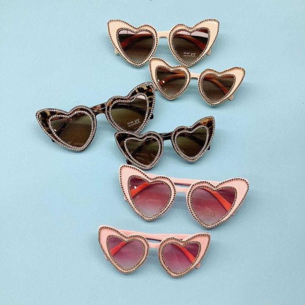 cute fashion kids sunglasses love drill chain parent child travel uv protection, Blue
cute fashion kids sunglasses love drill chain parent child travel uv protection, Blue