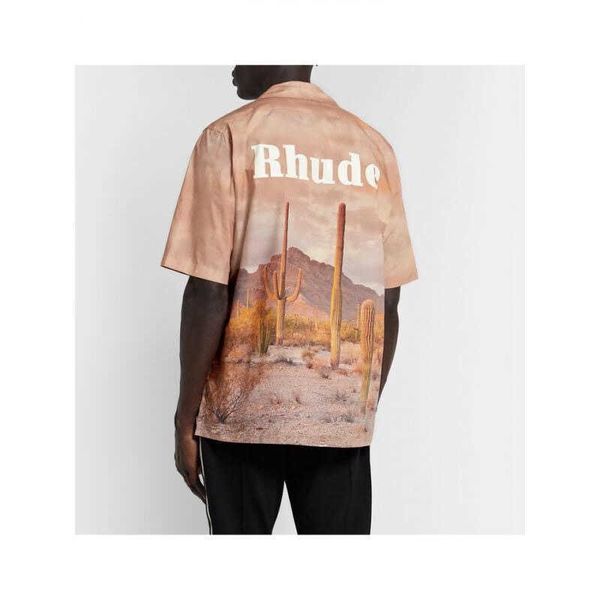 dslb men's and women's high street t shirt fashion brand rhude oversized summer desert scene print beach short sleeved, White
dslb men's and women's high street t shirt fashion brand rhude oversized summer desert scene print beach short sleeved, White
