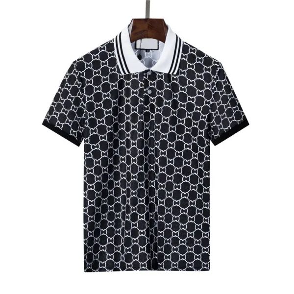 men's fashion polo shirt luxury italian men's t-shirts short sleeve fashion casual men's summer t-shirt various colors availa, White;black
men's fashion polo shirt luxury italian men's t-shirts short sleeve fashion casual men's summer t-shirt various colors availa, White;black
