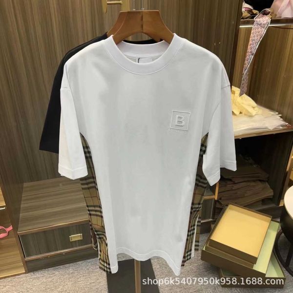 casual b burbry luxury designer classic high-letter t-shirt scrubs uniform neckline letter cotton loose 1seasonal clothingnocz, Black;white
casual b burbry luxury designer classic high-letter t-shirt scrubs uniform neckline letter cotton loose 1seasonal clothingnocz, Black;white