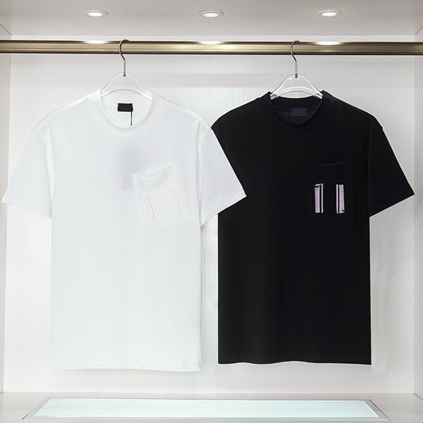t shirts with pocket black hip hop simple letter printed men women tees solid color for lovers, White;black
t shirts with pocket black hip hop simple letter printed men women tees solid color for lovers, White;black