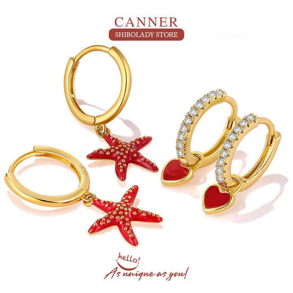 charm canner red enamel star fruit love butterfly earrings for women korean fashion earring hoop pendiente plata wedding jewelry l230309, Golden
charm canner red enamel star fruit love butterfly earrings for women korean fashion earring hoop pendiente plata wedding jewelry l230309, Golden