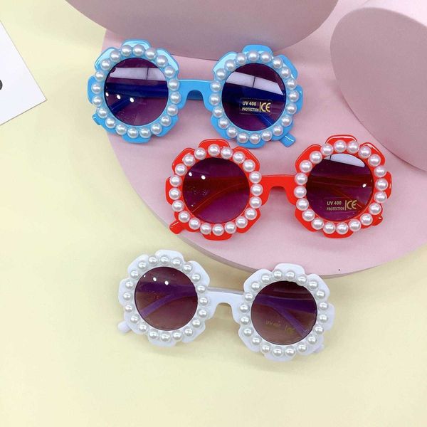 personality sunflower pearl kids sunglasses fashion trend boys and girls travel, Blue
personality sunflower pearl kids sunglasses fashion trend boys and girls travel, Blue