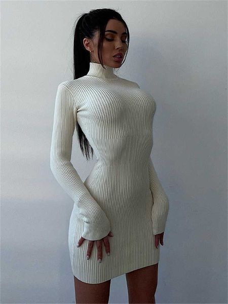 casual dresses wjfzqm slim elastic turtleneck long sleeve lady bodycon mini dresses vestidos women autumn winter sweater knitted dresses z02, Black;gray
casual dresses wjfzqm slim elastic turtleneck long sleeve lady bodycon mini dresses vestidos women autumn winter sweater knitted dresses z02, Black;gray