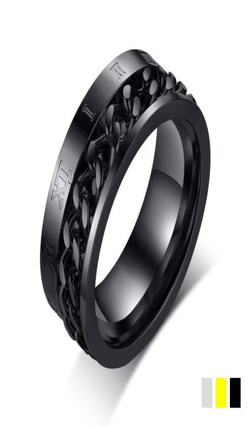 fashion charm jewelry silvergoldblack color roman numerals stainless steel chain spinner rings for women men drop4049886, Silver
fashion charm jewelry silvergoldblack color roman numerals stainless steel chain spinner rings for women men drop4049886, Silver