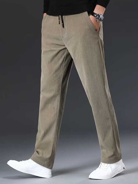 men's pants 2022 fallwinter men's corduroy casual pants fashion drawstring stretch slim chinos male business casual straight long, Black
men's pants 2022 fallwinter men's corduroy casual pants fashion drawstring stretch slim chinos male business casual straight long, Black