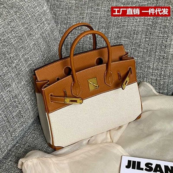 bag birkins designer 2023 cowhide with canvas wrap layer lychee grain cowhide single shoulder diagonal cross portable fashion real leather c
bag birkins designer 2023 cowhide with canvas wrap layer lychee grain cowhide single shoulder diagonal cross portable fashion real leather c