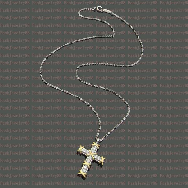 luxury designer gold cross diamond necklace cross earrings set styling original fashion classic bracelet women's jewelry gift with box, Golden;silver
luxury designer gold cross diamond necklace cross earrings set styling original fashion classic bracelet women's jewelry gift with box, Golden;silver