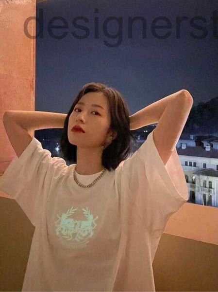 women's t-shirt designer embroidered short sleeve chest luminous effect cotton t-shirt men's loose fashion label pmsq, White
women's t-shirt designer embroidered short sleeve chest luminous effect cotton t-shirt men's loose fashion label pmsq, White