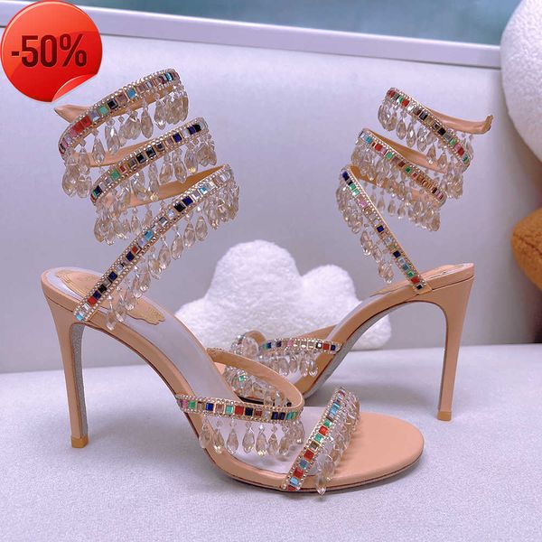 rene lamp stiletto crystal heel sandals for womens shoe rene caovilla cleo rhinestone studded snake strass shoes luxury designers 9.5cm high, Black
rene lamp stiletto crystal heel sandals for womens shoe rene caovilla cleo rhinestone studded snake strass shoes luxury designers 9.5cm high, Black