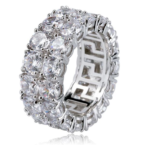 hip hop iced out copper gold silver color plated micro pave cz stone 2 row round ring men women charm jewelry2620
hip hop iced out copper gold silver color plated micro pave cz stone 2 row round ring men women charm jewelry2620