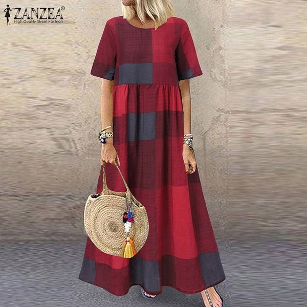 casual dresses vintage printed maxi dress women's summer sundress zanzea casual short sleeve holiday floral vestidos female o neck robe, Black;gray
casual dresses vintage printed maxi dress women's summer sundress zanzea casual short sleeve holiday floral vestidos female o neck robe, Black;gray