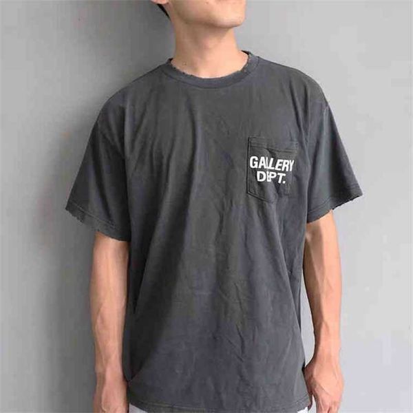 gallerydept designer shirt high pocket letter street print basic wash used men's and women's loose short sleeve t-shirt trend shir, White;black
gallerydept designer shirt high pocket letter street print basic wash used men's and women's loose short sleeve t-shirt trend shir, White;black
