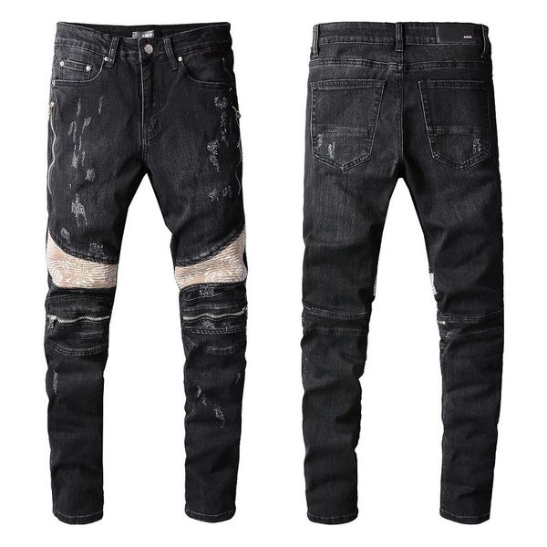 2023 new arrivals mens luxury designer amiris amirs denim jeans holes trousers jean coolguy biker pants man clothing #809, Blue
2023 new arrivals mens luxury designer amiris amirs denim jeans holes trousers jean coolguy biker pants man clothing #809, Blue